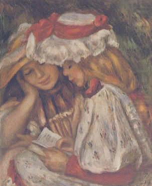 Two Girls Reading, Pierre Renoir